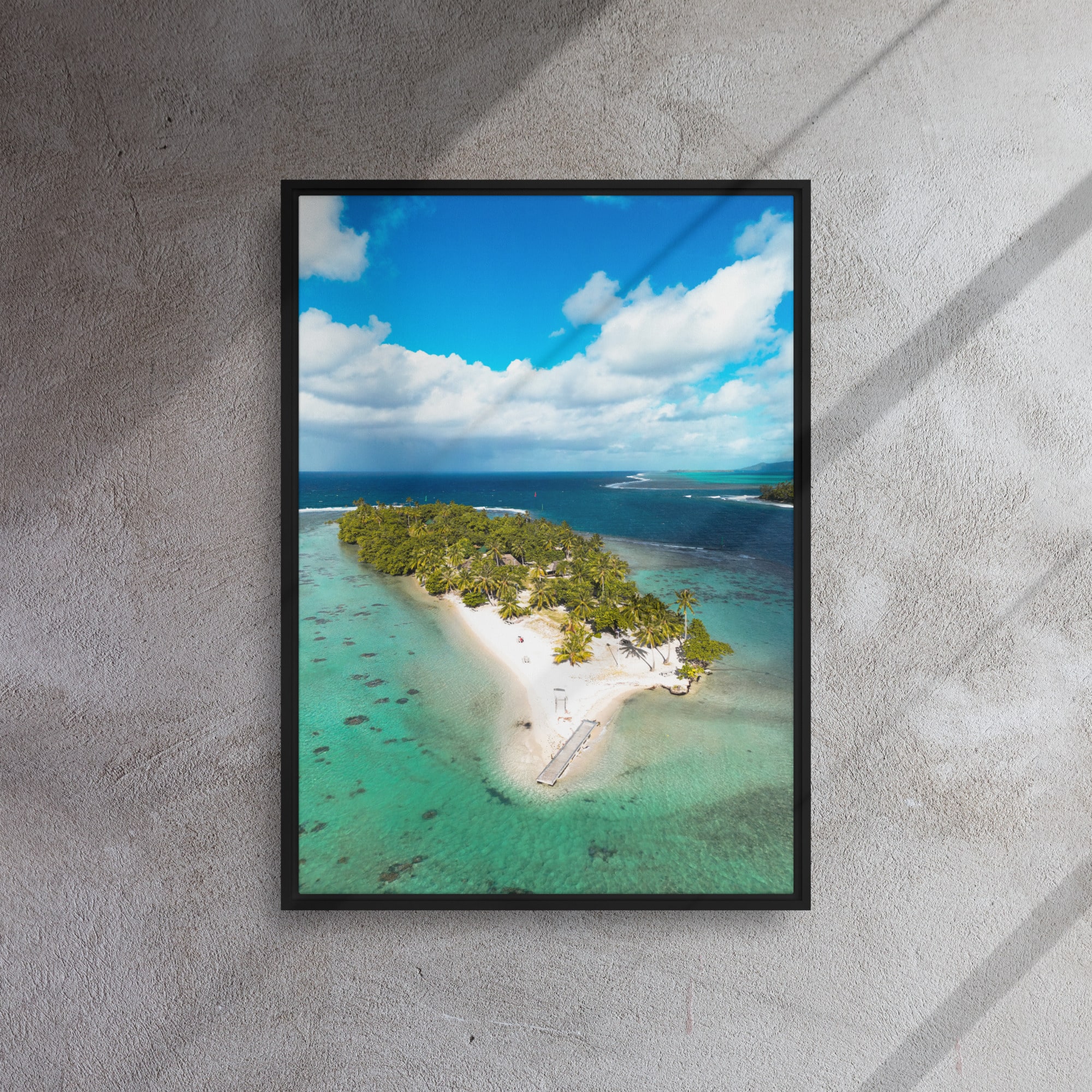 Toile encadrée Un motu a Raiatea – Image 10