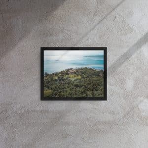 Toile encadrée Souvenir Marae taputapuātea Raiatea