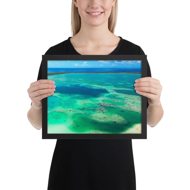 Poster premium encadré souvenir de Maupiti