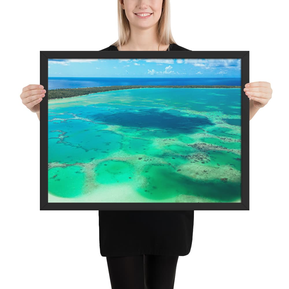 Poster premium encadré souvenir de Maupiti – Image 11