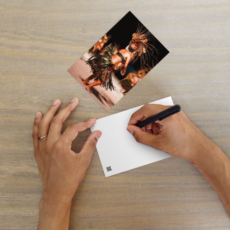 Carte postale standard souvenir Heiva