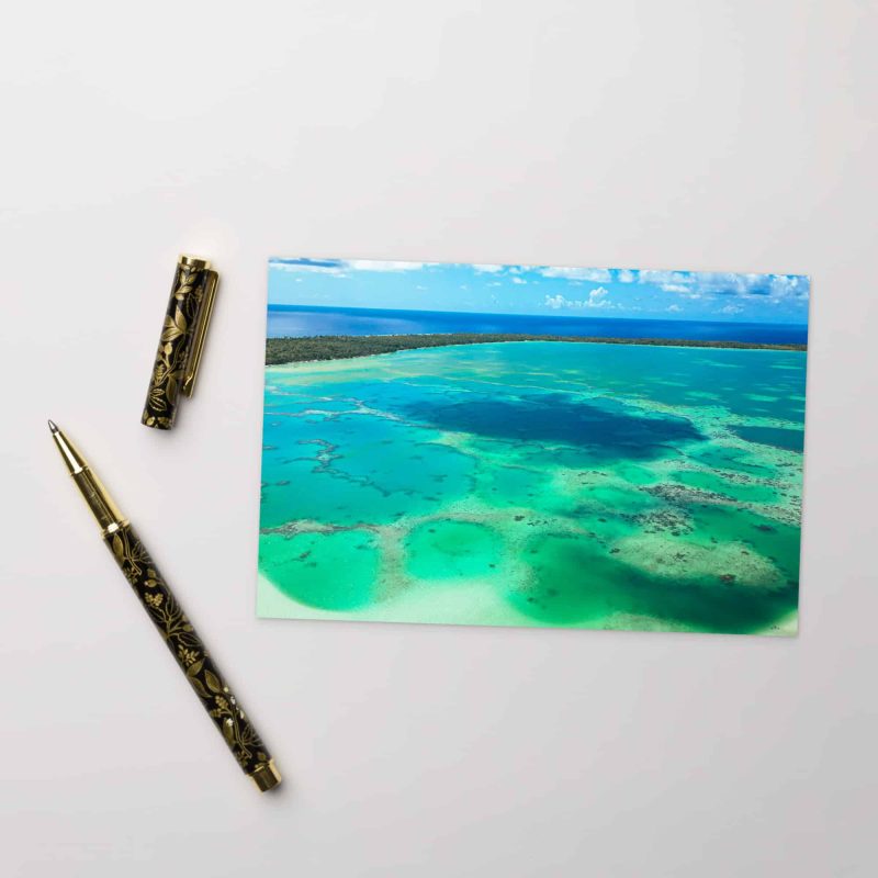 Carte postale standard souvenir Maupiti
