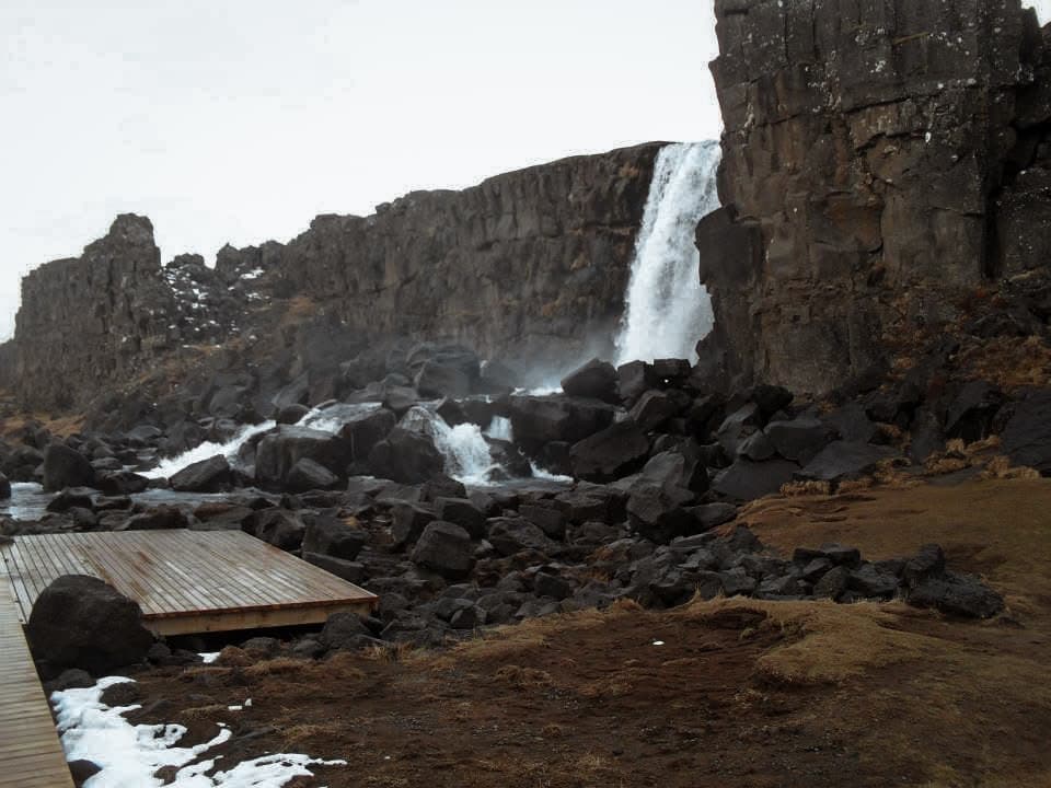 Öxarárfoss vue