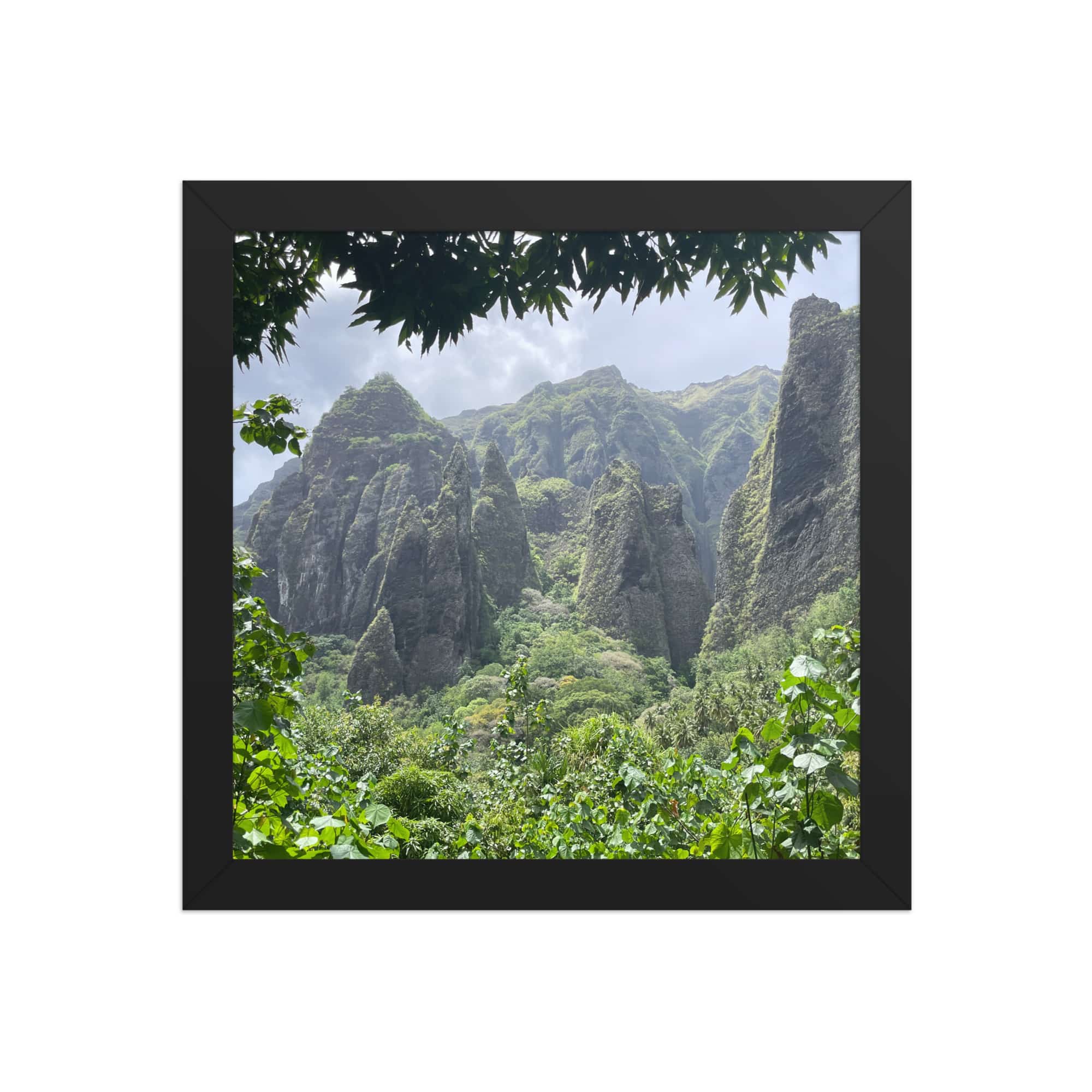 Poster encadré souvenir de Nuku Hiva