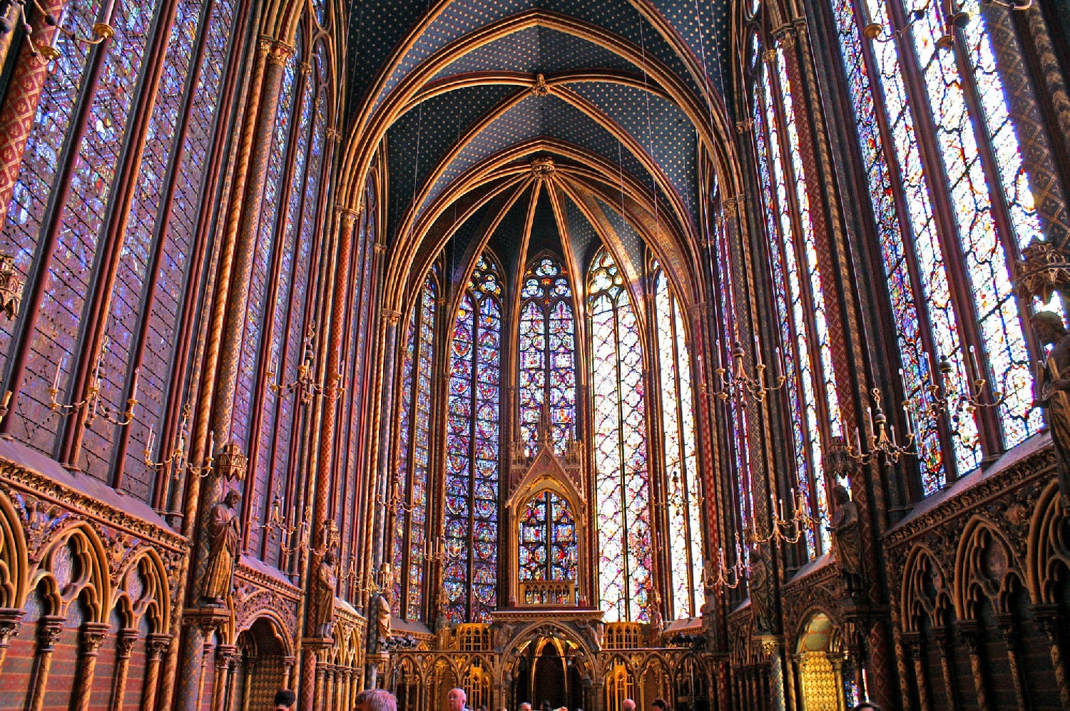Vitraux de la Sainte-Chapelle à Paris